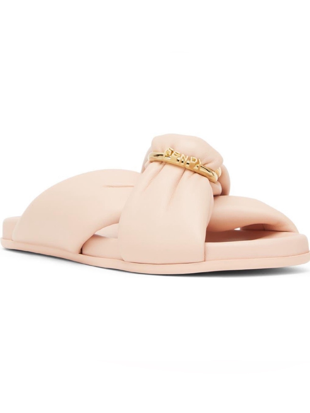 FENDI Nappa leather slide Sandals